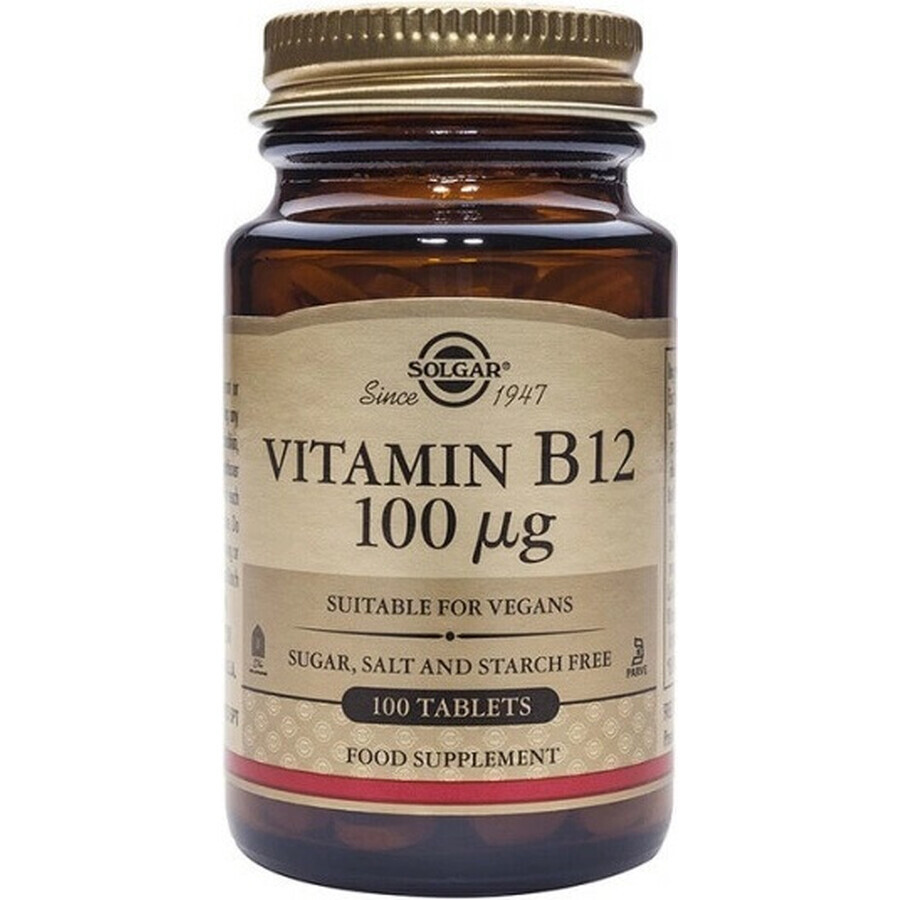 Solgar Vitamine B12 500 μg 50 capsules 1×50 cps