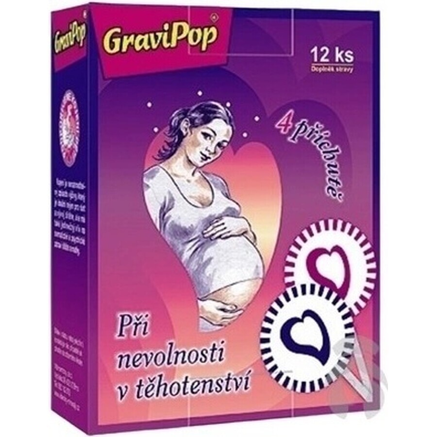 GraviPop 1×12 piezas, piruletas