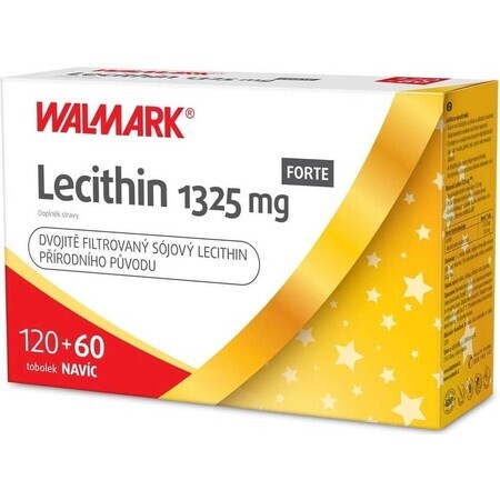 WALMARK Lecitina FORTE 1325 mg PROMO VB24 1× 180 tob, complemento alimenticio