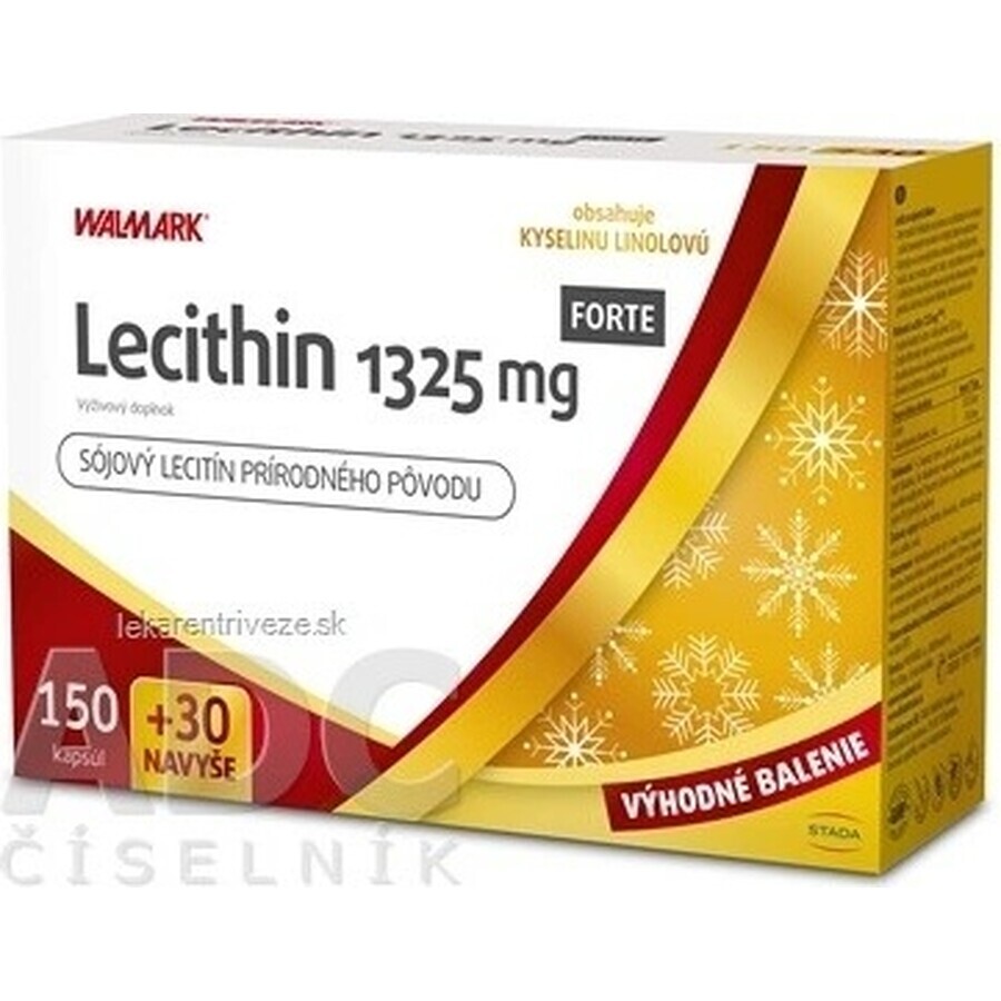 WALMARK Lecitina FORTE 1325 mg PROMO VB24 1× 180 tob, complemento alimenticio