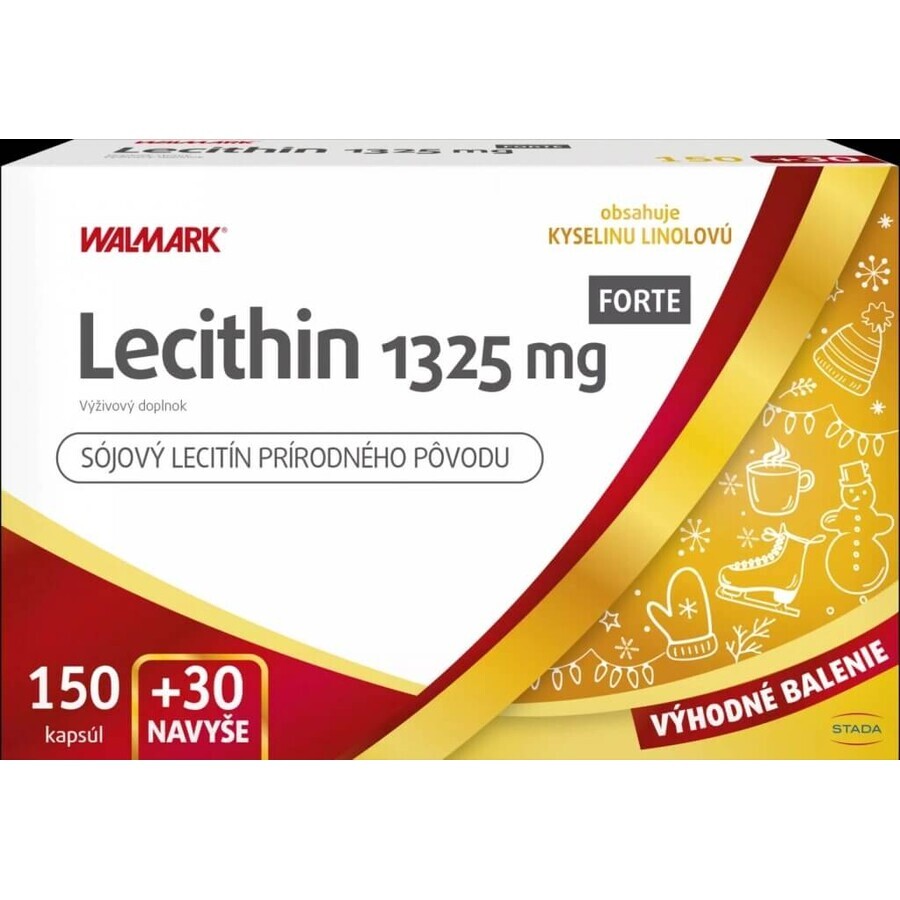 WALMARK Lecitina FORTE 1325 mg PROMO VB24 1× 180 tob, complemento alimenticio