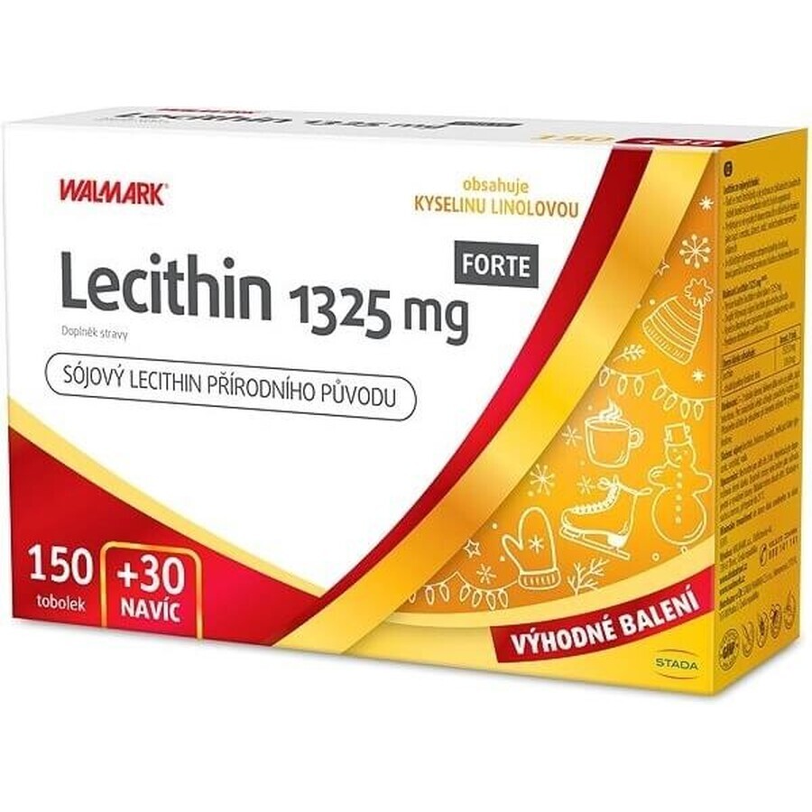 WALMARK Lecitina FORTE 1325 mg PROMO VB24 1× 180 tob, complemento alimenticio