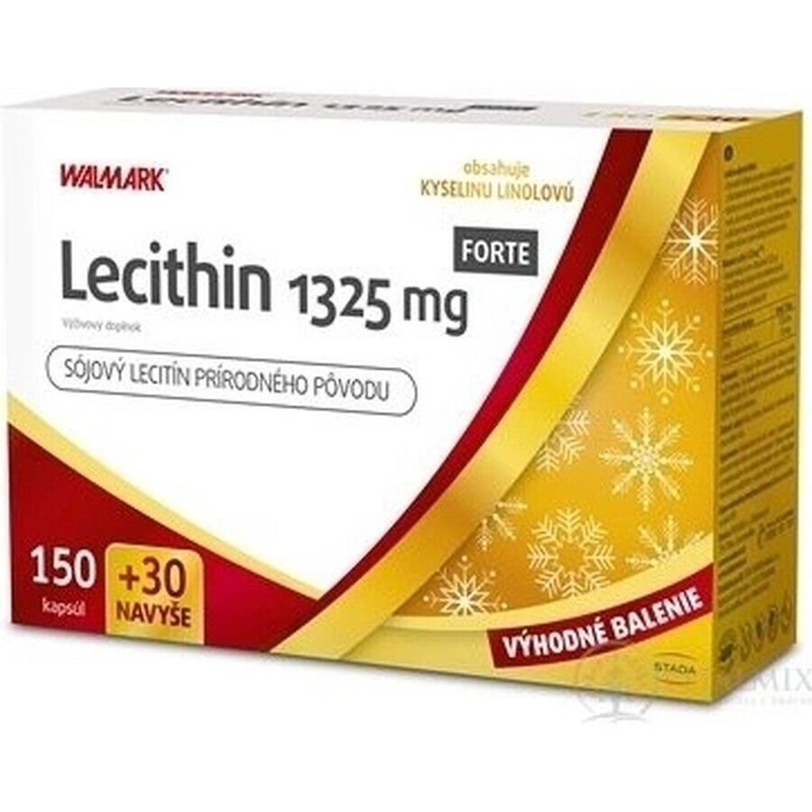 WALMARK Lecitina FORTE 1325 mg PROMO VB24 1× 180 tob, complemento alimenticio