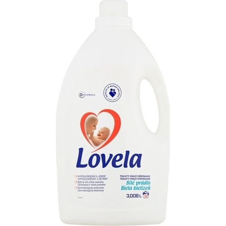 Lovela Baby gel líquido para la colada del bebé, 32PD blanco 1×1 ud, gel para la colada del bebé blanco, 32PD