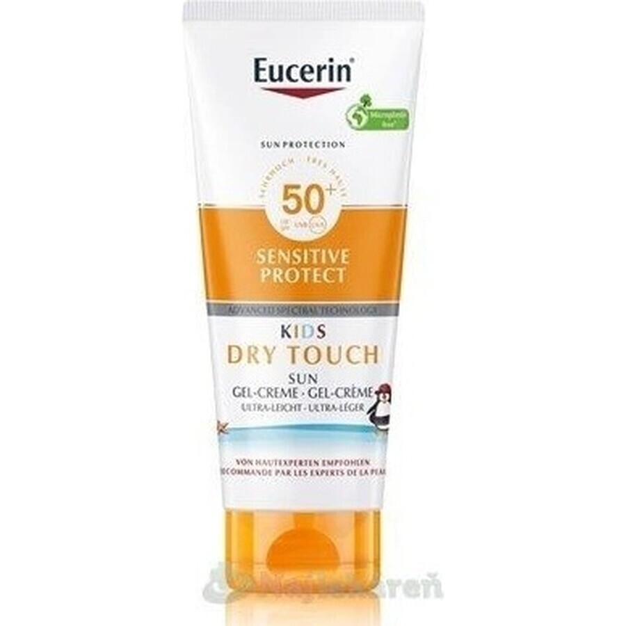 Eucerin SUN Gel cremă pentru copii SENSITIVE PROTECT SPF 50+, 200 ml 1×200 ml, gel cremă