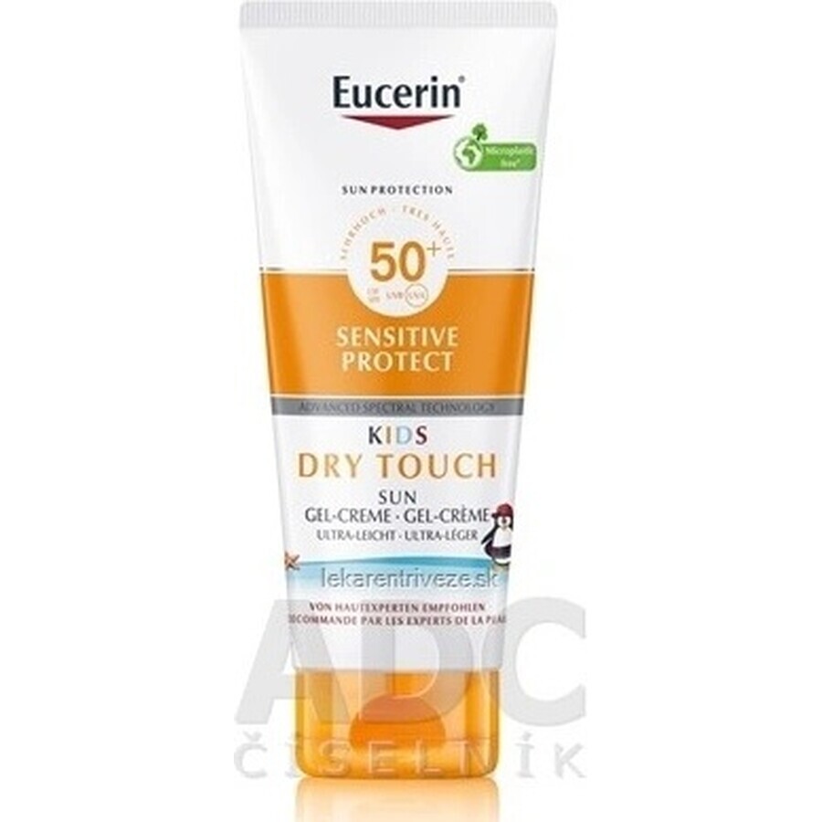 Eucerin SUN Gel cremă pentru copii SENSITIVE PROTECT SPF 50+, 200 ml 1×200 ml, gel cremă