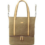 Bolso cambiador SUPREME - camel 1×1 ud, bolso para mamá