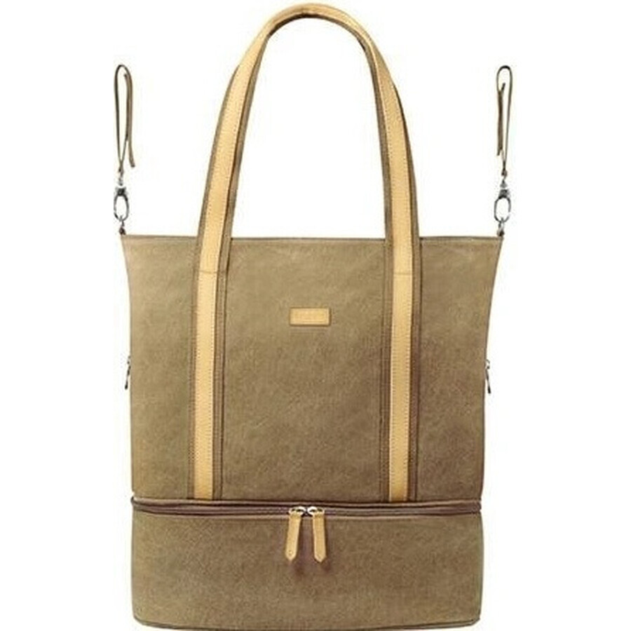 Bolso cambiador SUPREME - camel 1×1 ud, bolso para mamá