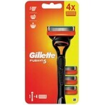 GILLETTE FUSION SHAVER FUSION SHAVER + 4 NH 1×1 pz, rasoio