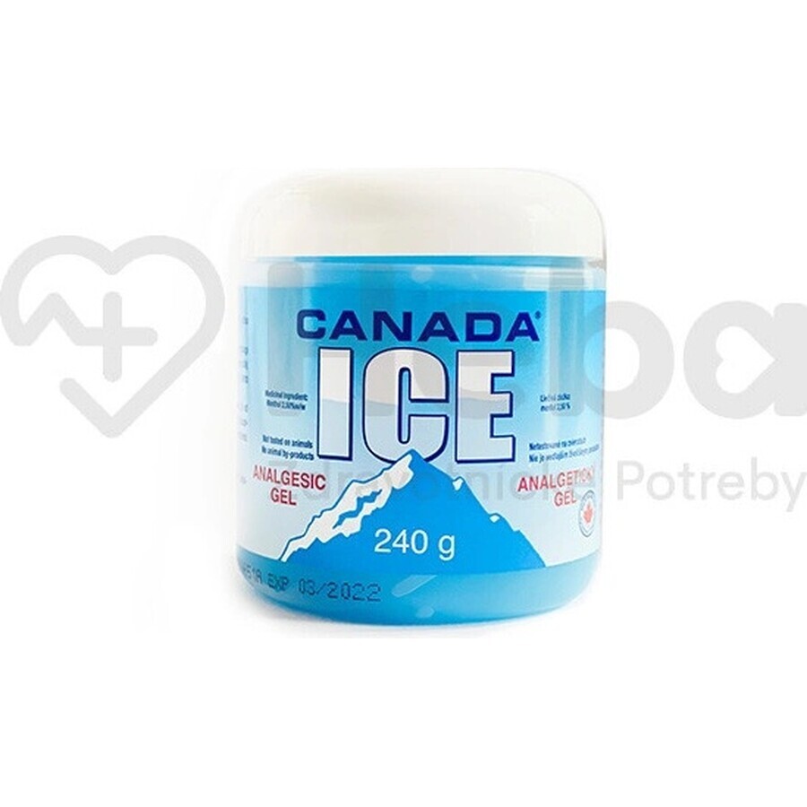 CANADA ICE GEL 1×240 ml, analgésico