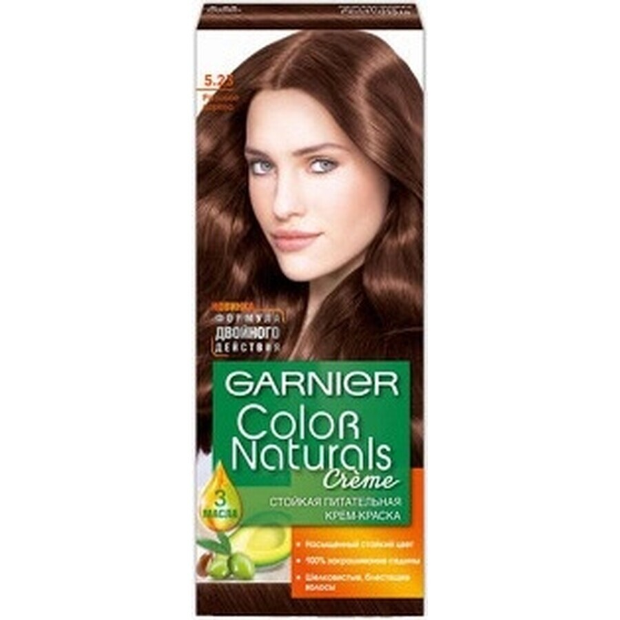 Garnier Color Naturals Tinte Permanente 6.23 Chocolate Caramelo 1×1 unidad, tinte para el cabello