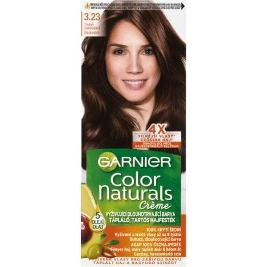 Garnier Color Naturals Tinte Permanente 6.23 Chocolate Caramelo 1×1 unidad, tinte para el cabello