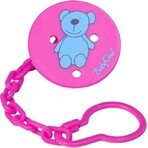 BABYONO Clip per ciuccio rosa 0m+ 1×1 pz.