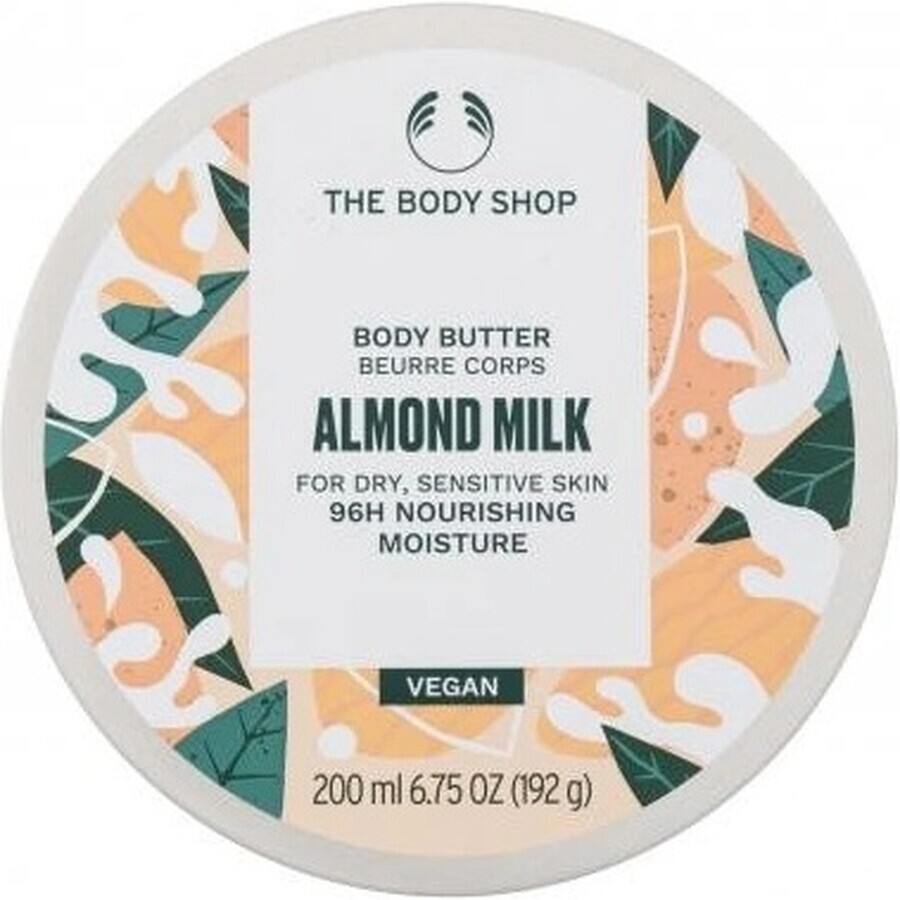 The Body Shop body butter almond milk 1×200 ml, body butter