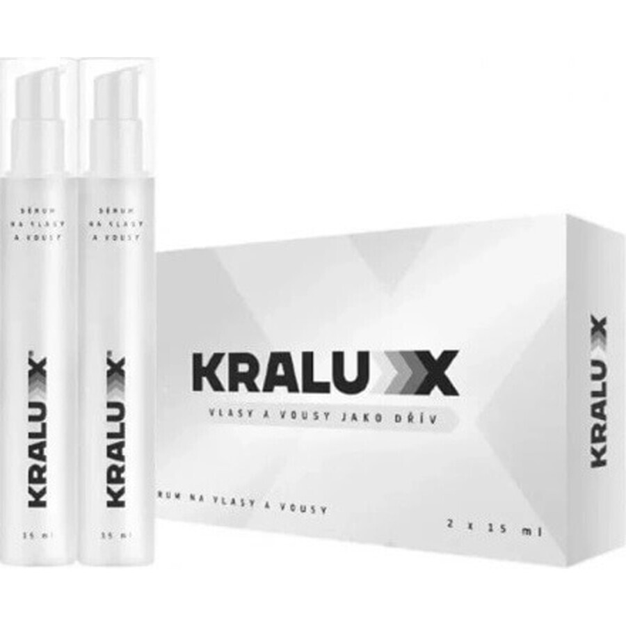 KRALUX Serum gegen Haarausfall und Ergrauen von Haaren und Kinn 1×30 ml, Haarserum