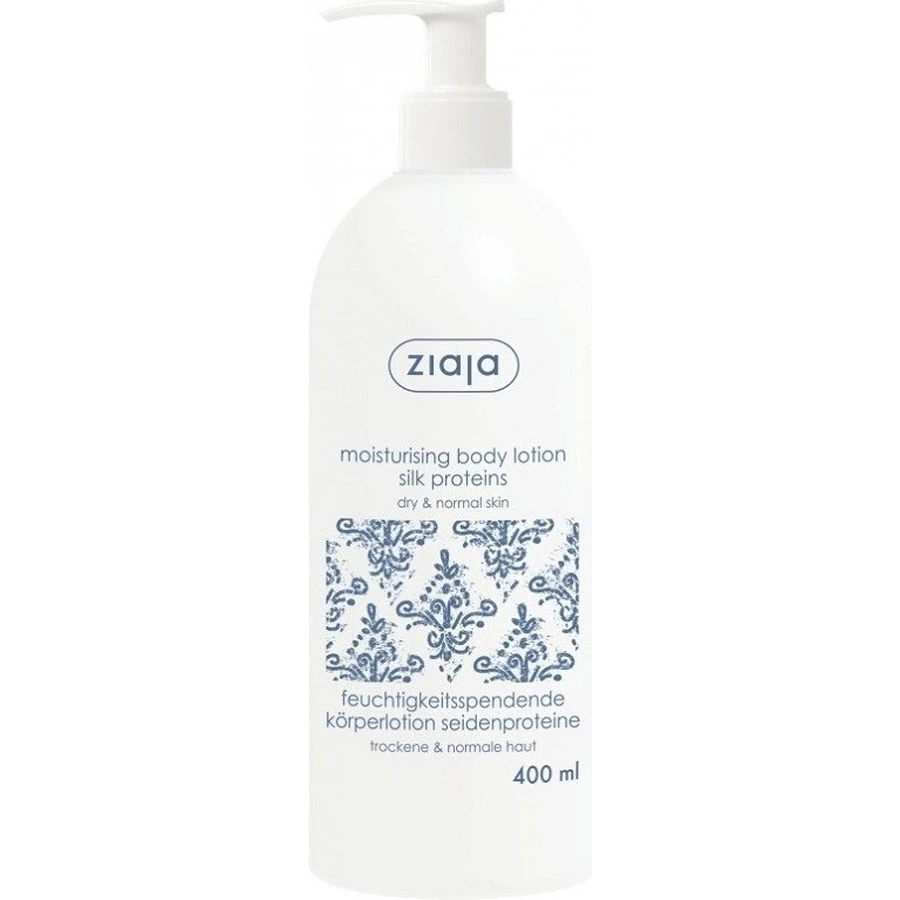 Ziaja - hidratante corporal con proteínas de seda 1×400 ml, loción corporal