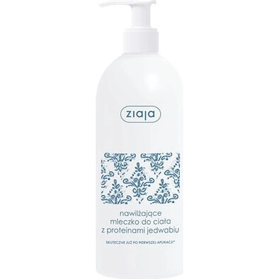 Ziaja - hidratante corporal con proteínas de seda 1×400 ml, loción corporal