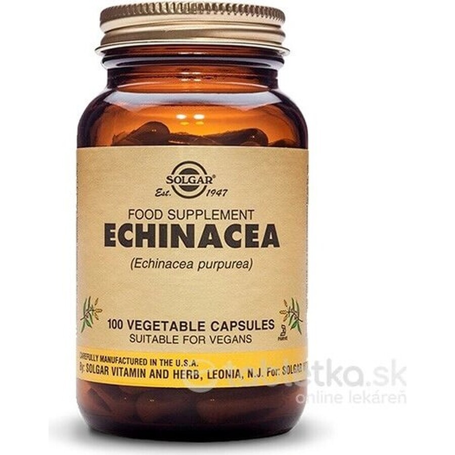 Solgar Echinacea Purpurea 100 capsules 1×100 tbl