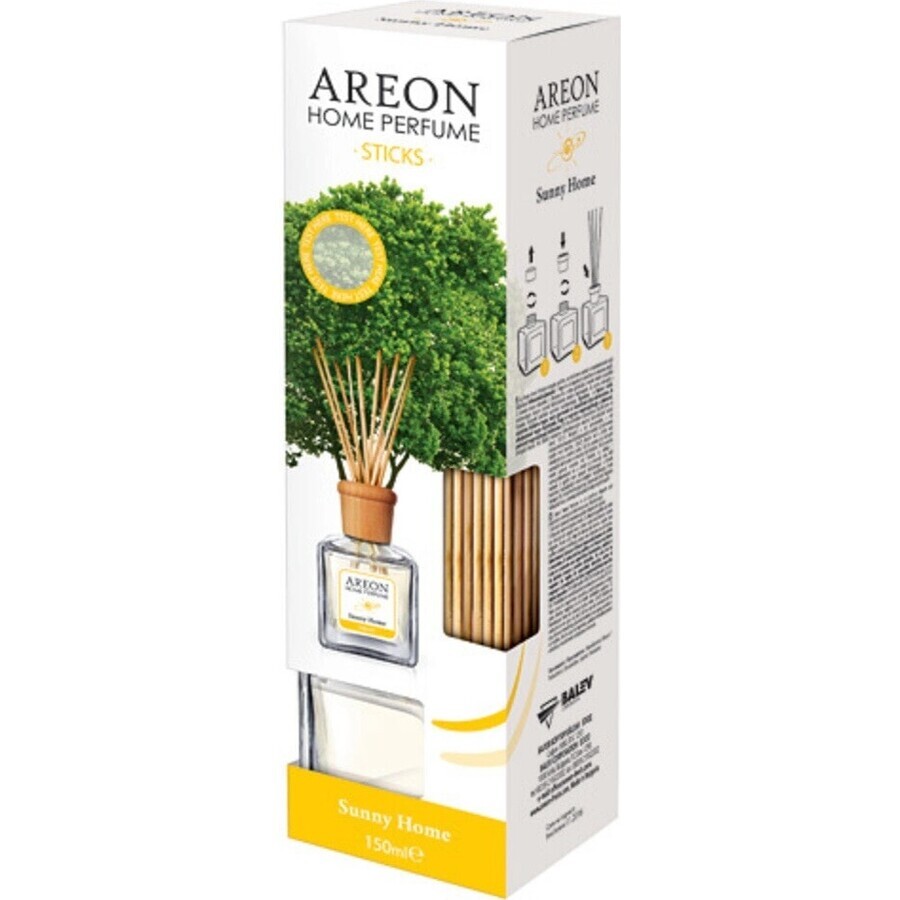 AREON Bastoncini profumati Sunny Home 150ml 1×1 pz, deodorante per ambienti