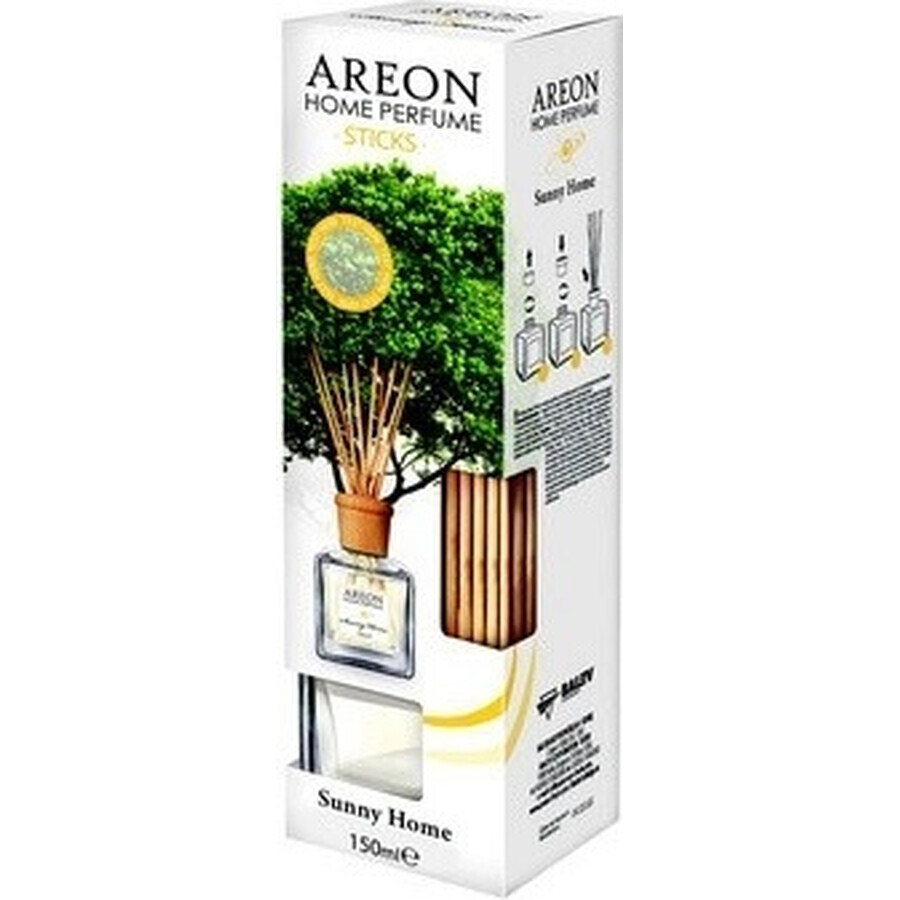 AREON Bastoncini profumati Sunny Home 150ml 1×1 pz, deodorante per ambienti