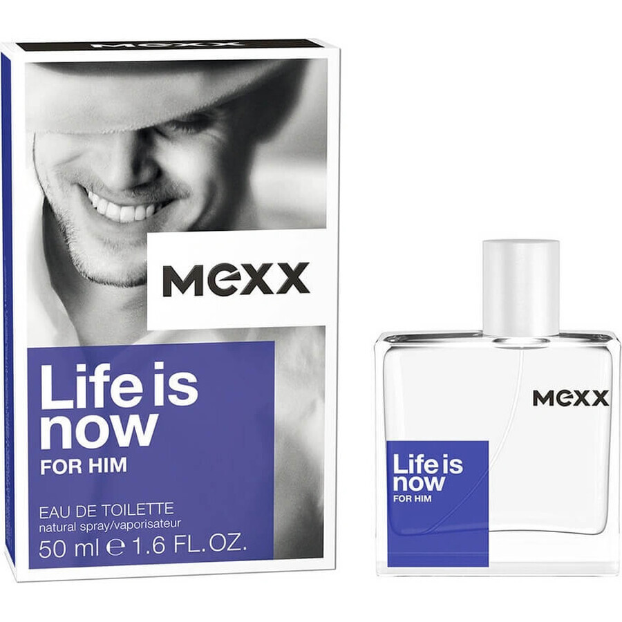 Mexx Life Is Now For Him Edt 50ml 1×50 ml, Eau de Toilette