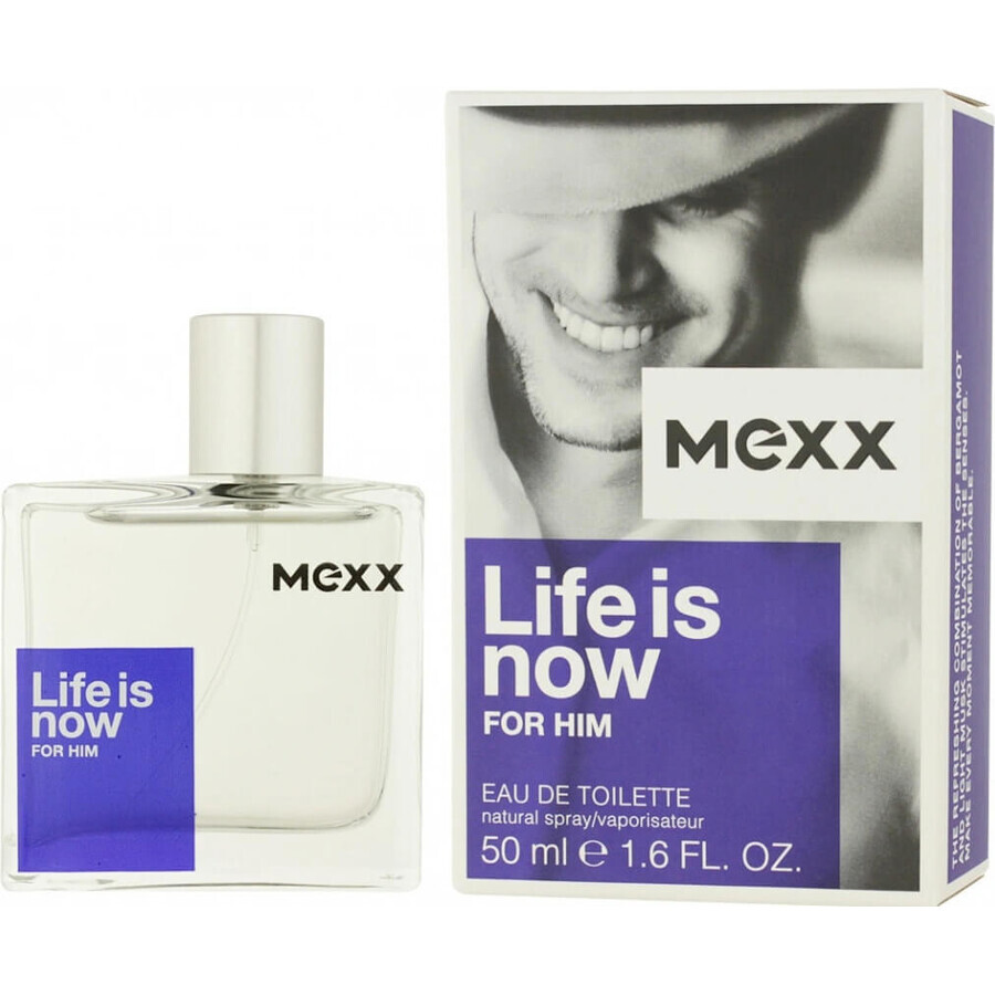 Mexx Life Is Now For Him Edt 50ml 1×50 ml, Eau de Toilette