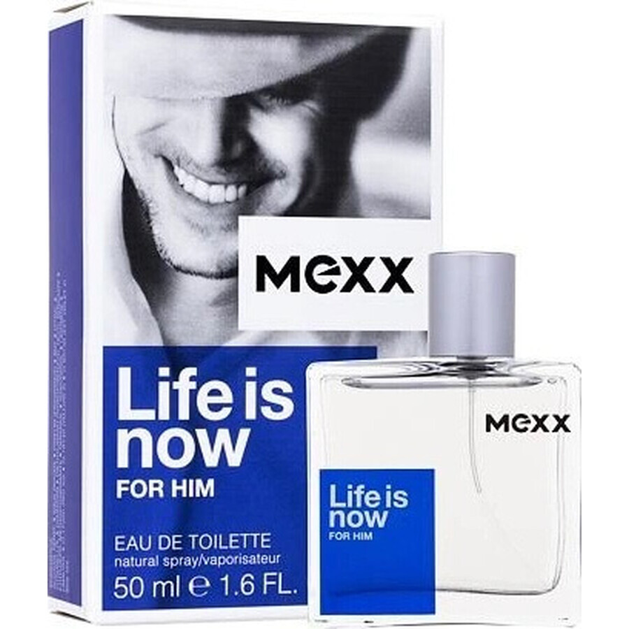 Mexx Life Is Now For Him Edt 50ml 1×50 ml, Eau de Toilette