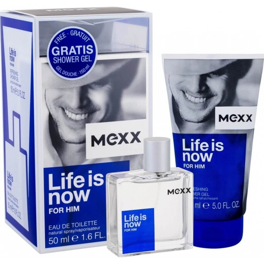 Mexx Life Is Now For Him Edt 50ml 1×50 ml, Eau de Toilette