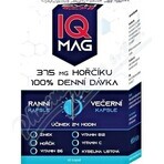 IQ MAG magneziu dimineața și seara 1×60 cps, supliment alimentar