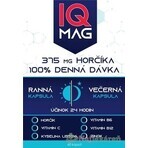 IQ MAG magneziu dimineața și seara 1×60 cps, supliment alimentar