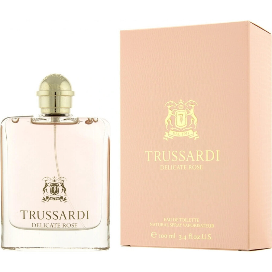 Trussardi Delicate Rose Edt 1×100 ml, eau de toilette per donna