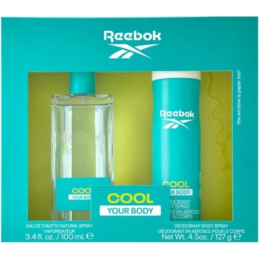 REEBOK COOL YBF WOMEN EDT 100ML+DEO SP 150ML 1SET 1×1 Stück, Set