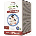 SWISS Lactobacilli JUNIOR Immunit + vitamin D3 60+12 tbl.+ gift 1×72 tbl, vitamins