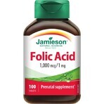 JAMIESON FOLIC ACID 1000 µg 1×100 tbl, Folsäure