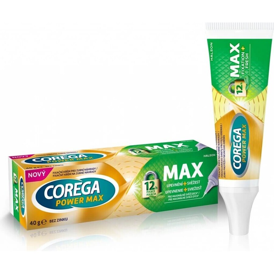 COREGA MAX Firming + Freshness 1×40 g, crème raffermissante à tenue forte