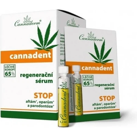 Cannaderm CANNADENT suero regenerador 10×1,5 ml para herpes labial y aftas bucales