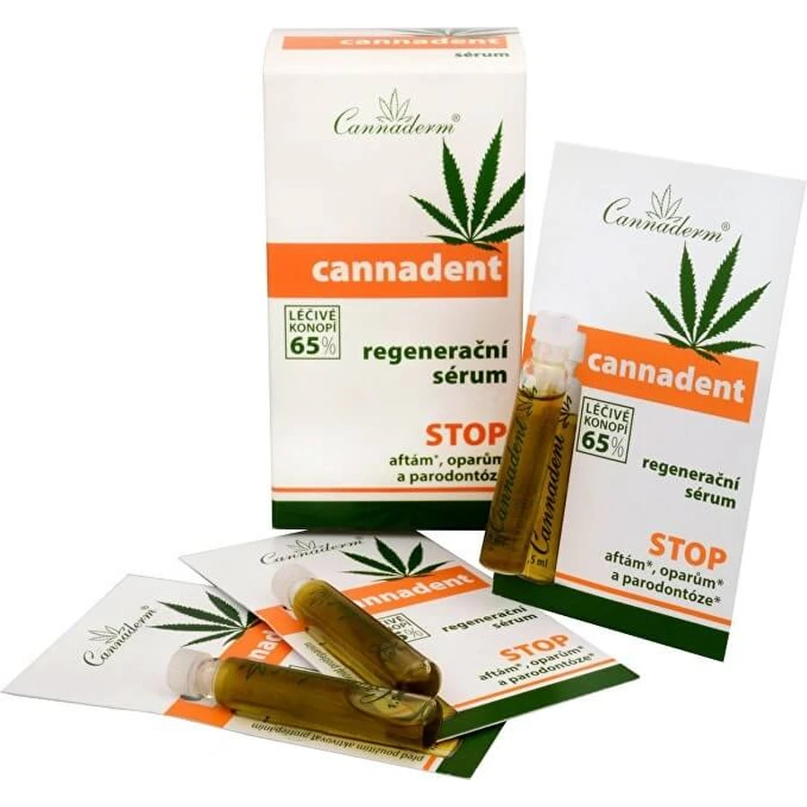 Cannaderm CANNADENT suero regenerador 10×1,5 ml para herpes labial y aftas bucales