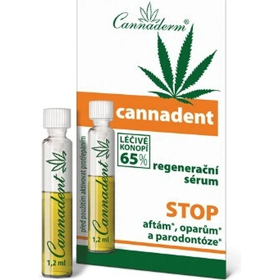 Cannaderm CANNADENT suero regenerador 10×1,5 ml para herpes labial y aftas bucales