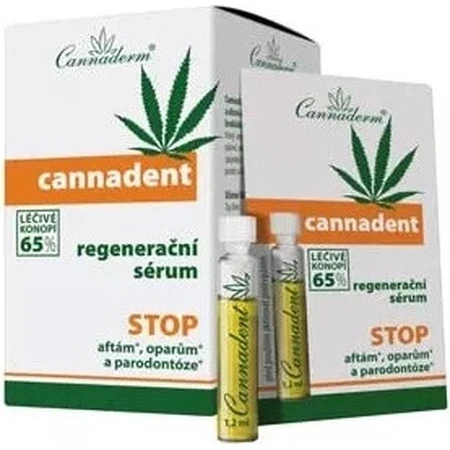 Cannaderm CANNADENT suero regenerador 10×1,5 ml para herpes labial y aftas bucales