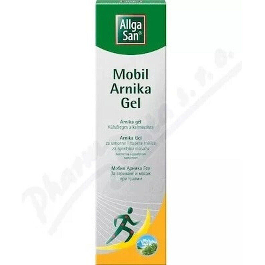 Allga San Arnica gel 1×100 ml, gel antiinflamatorio