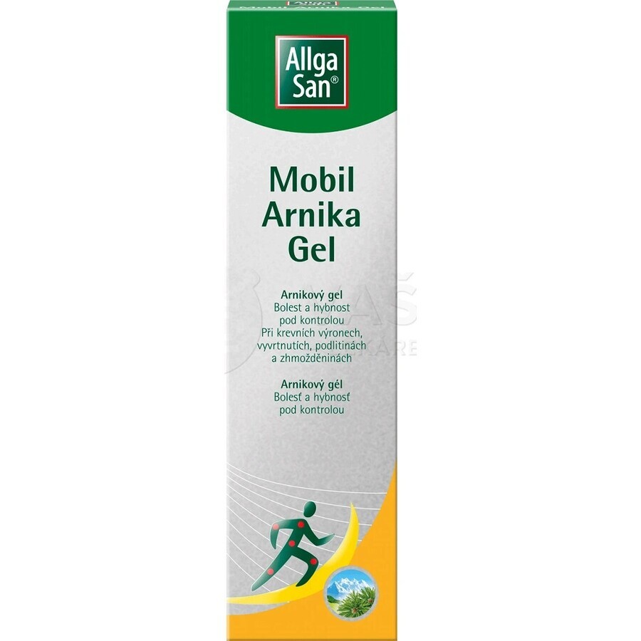 Allga San Arnica gel 1×100 ml, gel antiinflamatorio