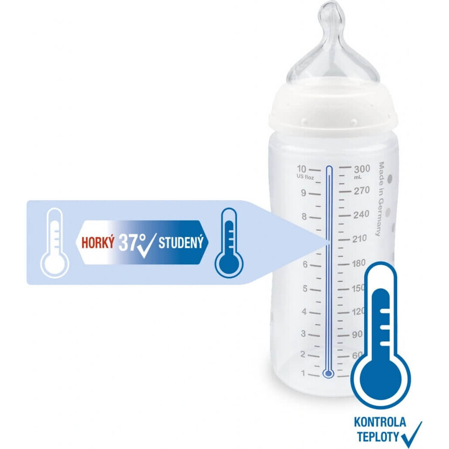 NUK FC+ Bottle with temperature control 1×1 pcs, bottle 300 ml