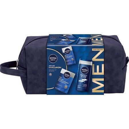 NIVEA MEN BAG HYALURON 1×1 HYALURON, pack regalo