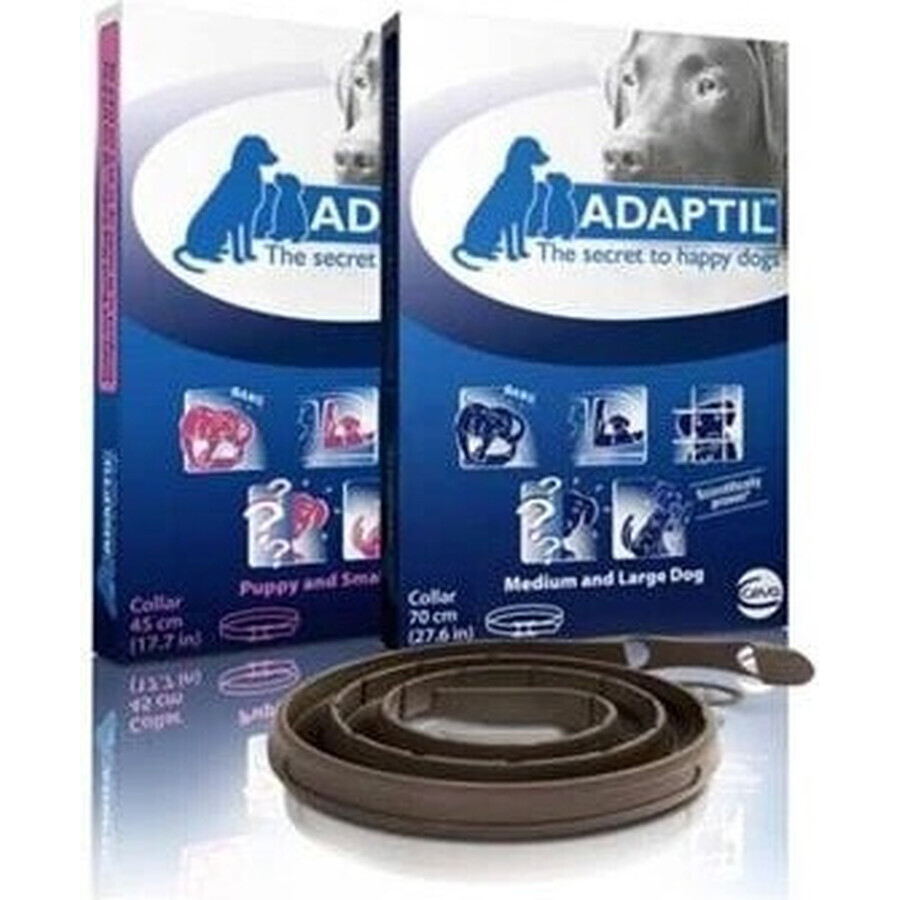 Collar adaptil para perros pequeños 1×1 ud, longitud 45 cm