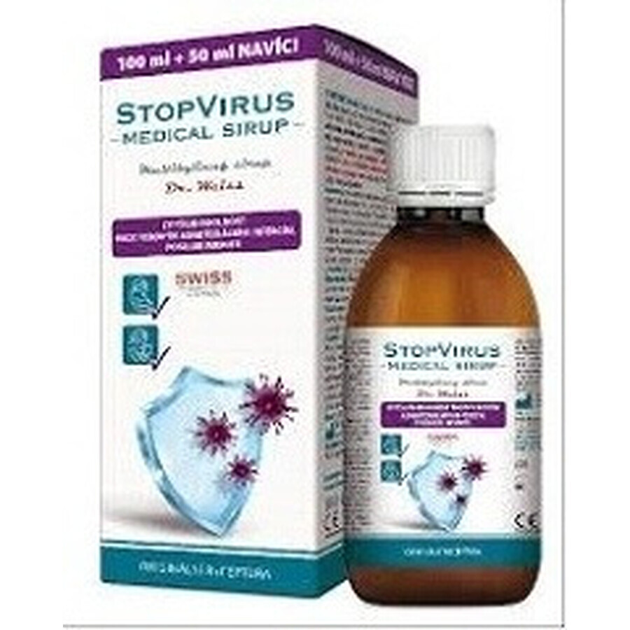 STOPVIRUS Sirop médical Dr. Weiss 1×300 ml, sirop à base de plantes multiples