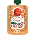 OVKO Organic Baby Food Apple Carrot 1×90 g, fruit capsule