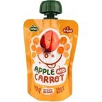 OVKO Organic Baby Food Apple Carrot 1×90 g, fruit capsule