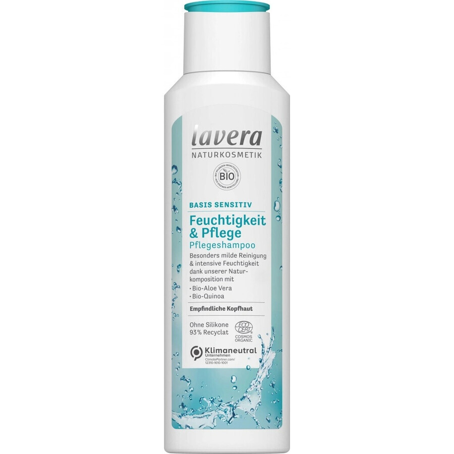 lavera Basis Shampoo Feuchtigkeit & Pflege 1×250 ml, Shampoo