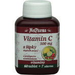 MedPharma VITAMINA C 500MG con flechas 1×37 tbl, liberación gradual