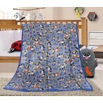 Manta bebé ELLA 1003/205 N 100x155cm fórmula azul 1×1 ud, manta bebé